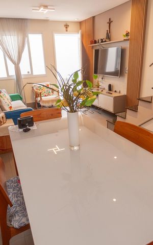 Casa à venda com 65m², 1 quarto e 2 vagasSala de Jantar