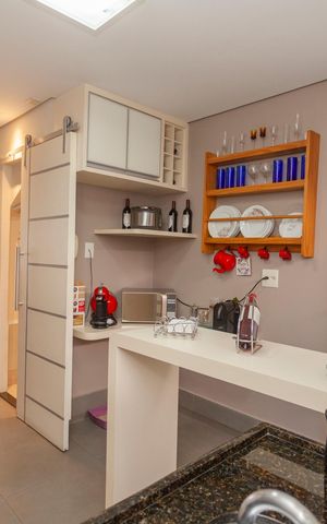 Casa à venda com 65m², 1 quarto e 2 vagasCozinha