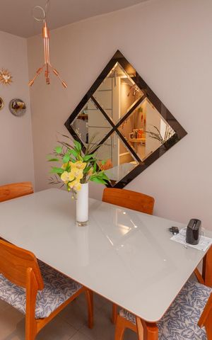 Casa à venda com 65m², 1 quarto e 2 vagasSala de Jantar