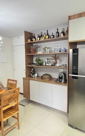 Apartamento à venda com 140m², 2 quartos e 2 vagas Apartamento à venda com 140m², 2 quartos e 2 vagasCozinha