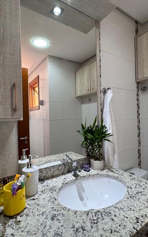 Apartamento à venda com 71m², 2 quartos e 1 vaga Apartamento à venda com 71m², 2 quartos e 1 vagaBanheiro