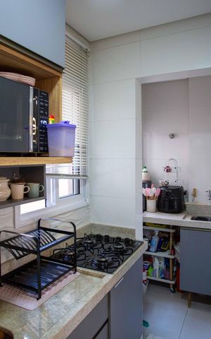 Apartamento à venda com 45m², 2 quartos e 1 vagaCozinha