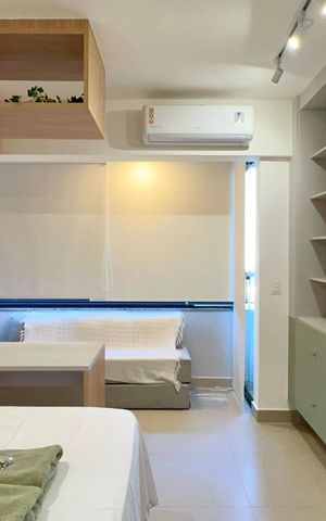 Studio para alugar com 25m², 1 quarto e sem vaga Studio para alugar com 25m², 1 quarto e sem vagaStudio
