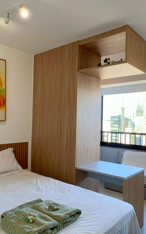 Studio para alugar com 25m², 1 quarto e sem vaga Studio para alugar com 25m², 1 quarto e sem vagaStudio