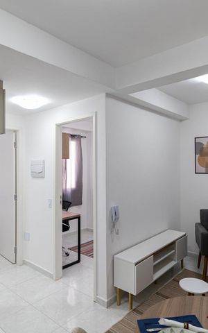 Apartamento à venda com 34m², 2 quartos e sem vaga Apartamento à venda com 34m², 2 quartos e sem vagaSala/Cozinha