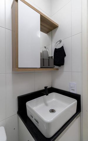 Apartamento à venda com 34m², 2 quartos e sem vaga Apartamento à venda com 34m², 2 quartos e sem vagaBanheiro