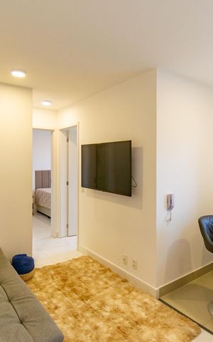 Apartamento para alugar com 37m², 2 quartos e sem vaga Apartamento para alugar com 37m², 2 quartos e sem vagaSala