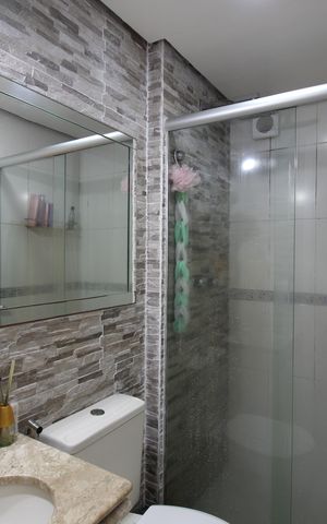Casa de condomínio à venda com 120m², 4 quartos e 2 vagasBanheiro Social