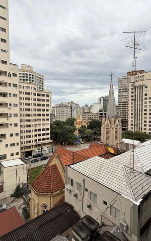 Apartamento à venda com 26m², 1 quarto e sem vaga Apartamento à venda com 26m², 1 quarto e sem vagaVista da Sala/cozinha