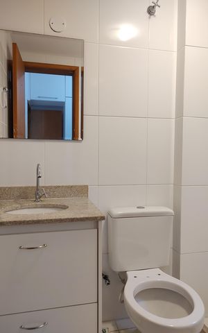 Casa de condomínio para alugar com 80m², 2 quartos e 1 vagaBanheiro da Suíte 2
