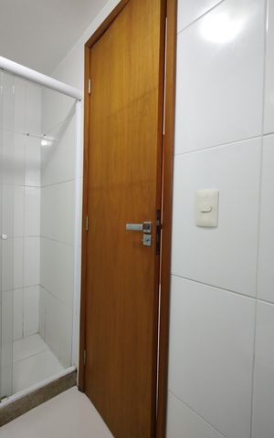 Casa de condomínio para alugar com 80m², 2 quartos e 1 vagaBanheiro da Suíte 1