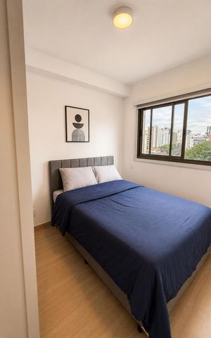 Apartamento à venda com 24m², 1 quarto e sem vaga Apartamento à venda com 24m², 1 quarto e sem vagaQuarto