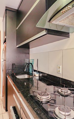 Apartamento à venda com 54m², 2 quartos e 1 vaga Apartamento à venda com 54m², 2 quartos e 1 vagaCozinha e Área de Serviço