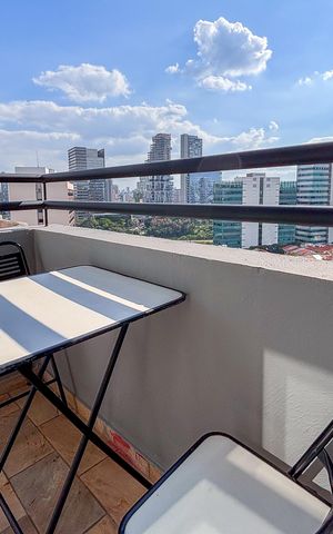 Studio à venda com 25m², 1 quarto e 1 vaga Studio à venda com 25m², 1 quarto e 1 vagaVaranda