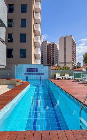 Studio à venda com 25m², 1 quarto e 1 vaga Studio à venda com 25m², 1 quarto e 1 vagaÁrea comum - Piscina