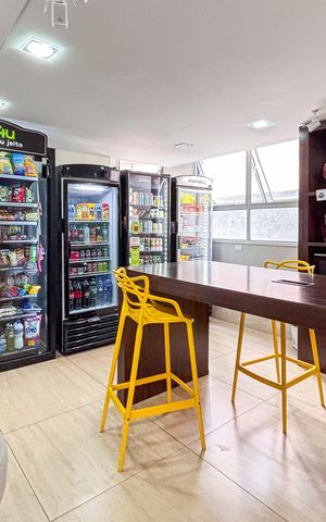 Studio à venda com 25m², 1 quarto e 1 vaga Studio à venda com 25m², 1 quarto e 1 vagaMercado