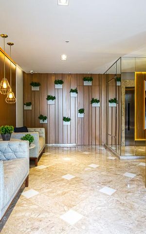 Apartamento à venda com 124m², 2 quartos e 2 vagas Apartamento à venda com 124m², 2 quartos e 2 vagasHall de entrada