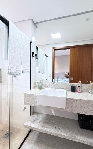 Apartamento à venda com 55m², 2 quartos e sem vaga Apartamento à venda com 55m², 2 quartos e sem vagaBanheiro da Suíte