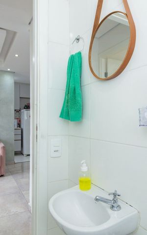 Apartamento à venda com 43m², 2 quartos e sem vaga Apartamento à venda com 43m², 2 quartos e sem vagaBanheiro