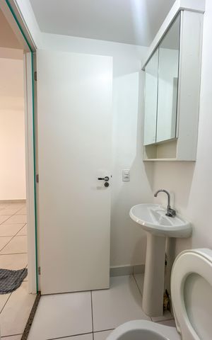 Apartamento para alugar com 32m², 2 quartos e sem vaga Apartamento para alugar com 32m², 2 quartos e sem vagaBanheiro