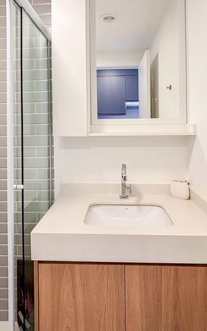 Studio à venda com 27m², 1 quarto e sem vaga Studio à venda com 27m², 1 quarto e sem vagaBanheiro