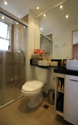 Apartamento à venda com 54m², 2 quartos e 1 vagaQuarto 1 - Suíte Banheiro 
