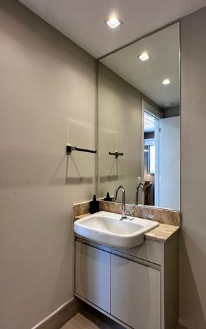 Studio para alugar com 24m², 1 quarto e sem vaga Studio para alugar com 24m², 1 quarto e sem vagaBanheiro