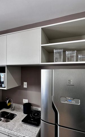 Studio para alugar com 24m², 1 quarto e sem vaga Studio para alugar com 24m², 1 quarto e sem vagaCozinha