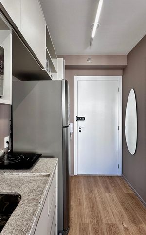 Studio para alugar com 24m², 1 quarto e sem vaga Studio para alugar com 24m², 1 quarto e sem vagaCozinha