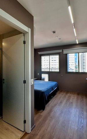 Studio para alugar com 24m², 1 quarto e sem vaga Studio para alugar com 24m², 1 quarto e sem vagaCozinha