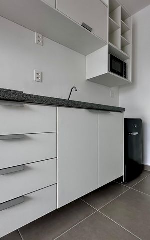 Studio para alugar com 28m², 0 quarto e sem vaga Studio para alugar com 28m², 0 quarto e sem vagaCozinha