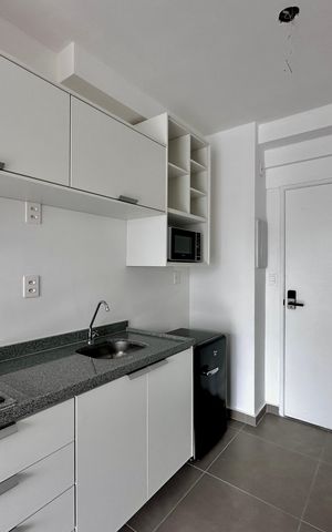 Studio para alugar com 28m², 0 quarto e sem vaga Studio para alugar com 28m², 0 quarto e sem vagaCozinha