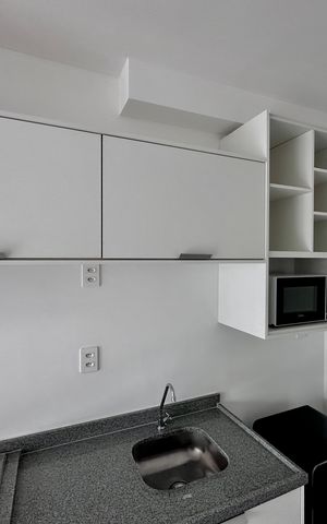 Studio para alugar com 28m², 0 quarto e sem vaga Studio para alugar com 28m², 0 quarto e sem vagaCozinha