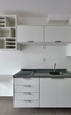 Studio para alugar com 28m², 0 quarto e sem vaga Studio para alugar com 28m², 0 quarto e sem vagaCozinha
