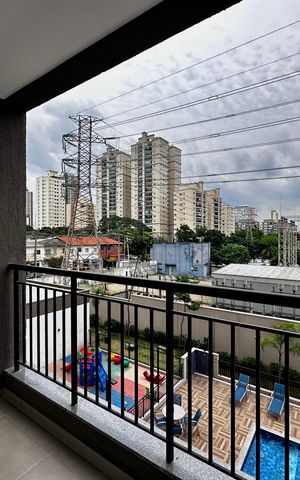 Studio para alugar com 28m², 0 quarto e sem vaga Studio para alugar com 28m², 0 quarto e sem vagaSacada do Studio