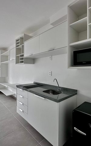 Studio para alugar com 28m², 0 quarto e sem vaga Studio para alugar com 28m², 0 quarto e sem vagaCozinha