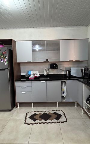 Casa à venda com 128m², 2 quartos e 2 vagasCozinha