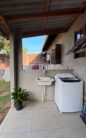 Casa à venda com 128m², 2 quartos e 2 vagasÁrea de Serviço