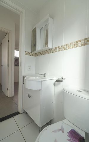 Apartamento à venda com 46m², 2 quartos e 1 vagaBanheiro