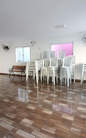 Apartamento à venda com 49m², 2 quartos e 1 vagaÁrea comum - Salão de festas