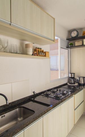 Apartamento à venda com 41m², 2 quartos e 1 vaga Apartamento à venda com 41m², 2 quartos e 1 vagaCozinha e Área de Serviço