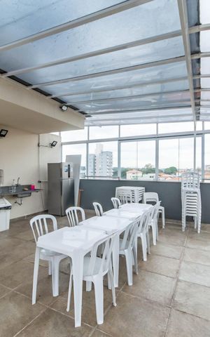 Apartamento à venda com 107m², 2 quartos e 2 vagasÁrea comum - Churrasqueira