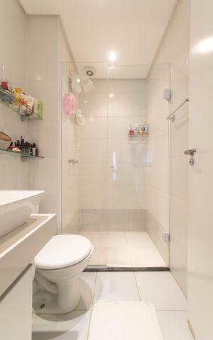 Apartamento à venda com 107m², 2 quartos e 2 vagasBanheiro Social