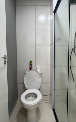 Apartamento para alugar com 37m², 2 quartos e sem vaga Apartamento para alugar com 37m², 2 quartos e sem vagaBanheiro Social