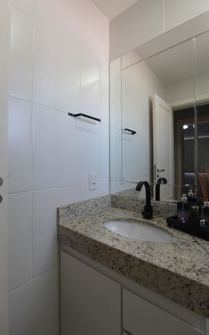 Apartamento para alugar com 60m², 2 quartos e 2 vagasBanheiro Social