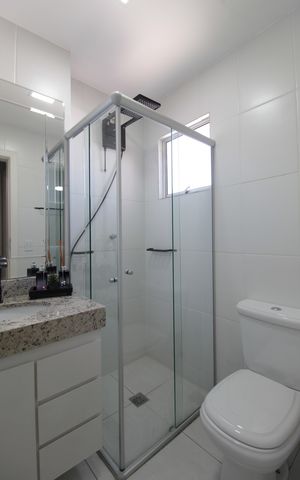 Apartamento para alugar com 60m², 2 quartos e 2 vagasBanheiro Social