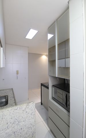 Apartamento para alugar com 60m², 2 quartos e 2 vagasCozinha e Área de Serviço