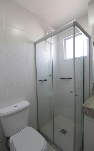 Apartamento para alugar com 60m², 2 quartos e 2 vagasBanheiro da Suite
