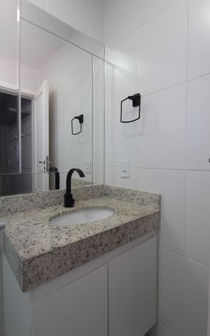 Apartamento para alugar com 60m², 2 quartos e 2 vagasBanheiro da Suite