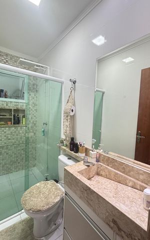 Apartamento à venda com 80m², 3 quartos e 2 vagas Apartamento à venda com 80m², 3 quartos e 2 vagasBanheiro da Suíte